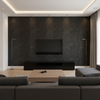 Crowley's Crocodile Animal Skin Emboss — shown in a living room