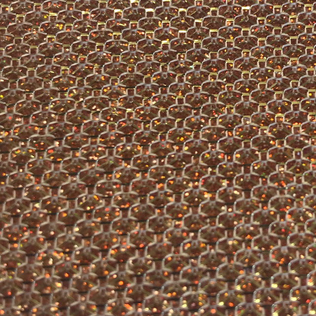 GLM-4038-SAMPLE Metallic Threads Glitter - White/Gold/Copper Hologram designer-wallcoverings-los-angeles