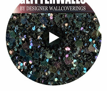 GLM-9102--SAMPLE Hollywood Glamour Sequin - Black Iris designer-wallcoverings-los-angeles