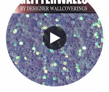 Hollywood Glamour Sequin - Lavendar Iris | Glitter Walls