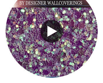 GLM-9113--SAMPLE Hollywood Glamour Sequin - Purple Iris designer-wallcoverings-los-angeles