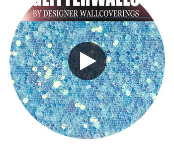 Hollywood Glamour Sequin - Pale Blue Iris | Glitter Walls