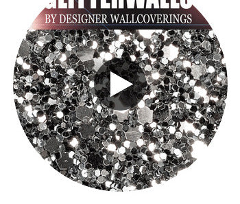 GLM-9212--SAMPLE Hollywood Glamour Sequin - Silver/Gunmetal designer-wallcoverings-los-angeles