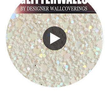 Hollywood Glamour Sequin - White Rainbow | Glitter Walls
