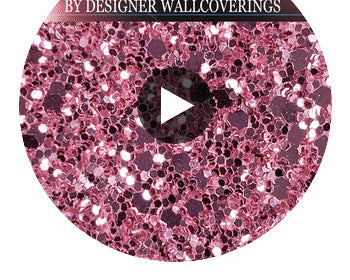 Hollywood Glamour Sequin - Salmon Pink | Glitter Walls