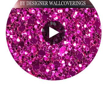 Hollywood Glamour Sequin - Fuchsia | Glitter Walls