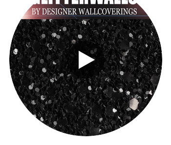 GLM-9315--SAMPLE Hollywood Glamour Sequin - Black designer-wallcoverings-los-angeles