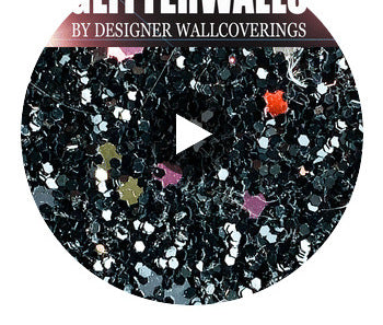 GLM-9409--SAMPLE Hollywood Glamour Sequin - Black/Multi 094 designer-wallcoverings-los-angeles