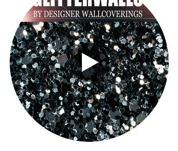 GLM-9410--SAMPLE Hollywood Glamour Sequin - Black/Silver designer-wallcoverings-los-angeles