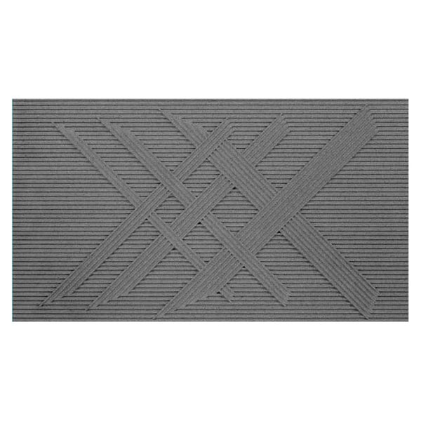 Cross Charcoal Gray | Hollywood Wallcoverings