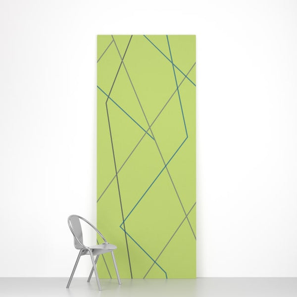 Cross The Line Lime Green | Hollywood Wallcoverings