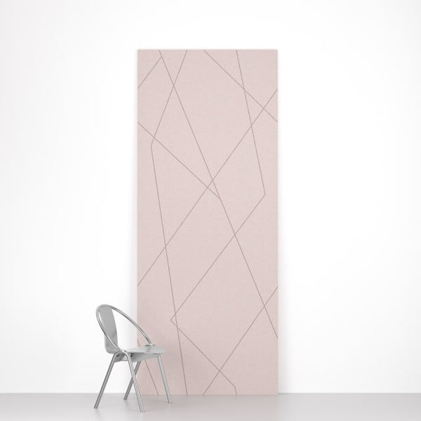 Crosscut Blush Pink | Hollywood Wallcoverings