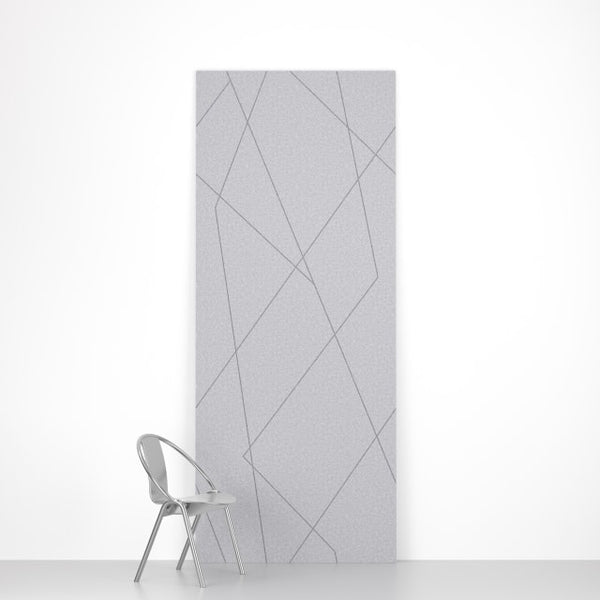 Crosscut Light Gray | Hollywood Wallcoverings