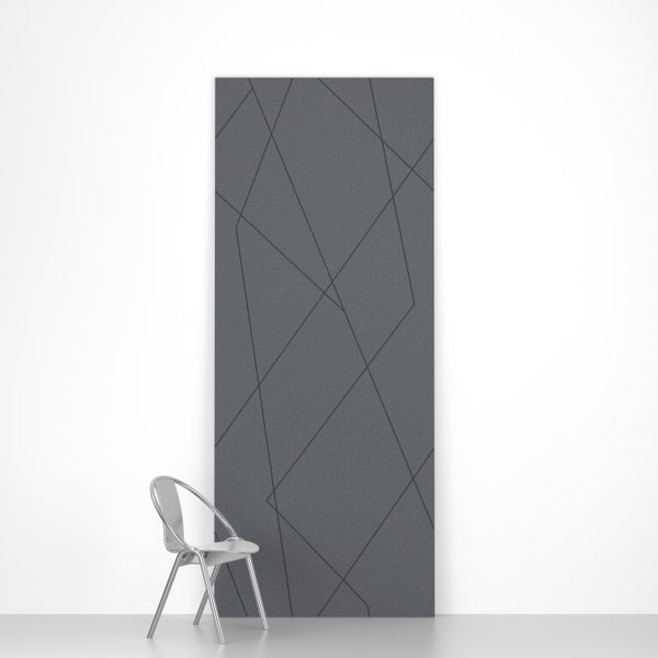 Crosscut Graphite | Hollywood Wallcoverings