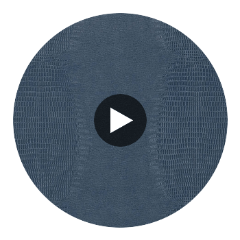 Crowley's Crocodile Animal Skin Emboss Walls - Navy Circular Swatch | Hollywood Wallcoverings