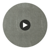 Crowley's Crocodile Animal Skin Emboss Walls - Smoke Circular Swatch | Hollywood Wallcoverings
