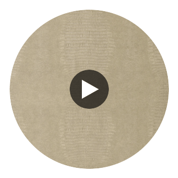 Crowley's Crocodile Animal Skin Emboss Walls - Taupe Circular Swatch | Hollywood Wallcoverings