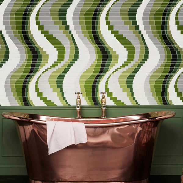 Geomino 1970's Geometric Mid-Century Modern | Architectural Wallcoverings