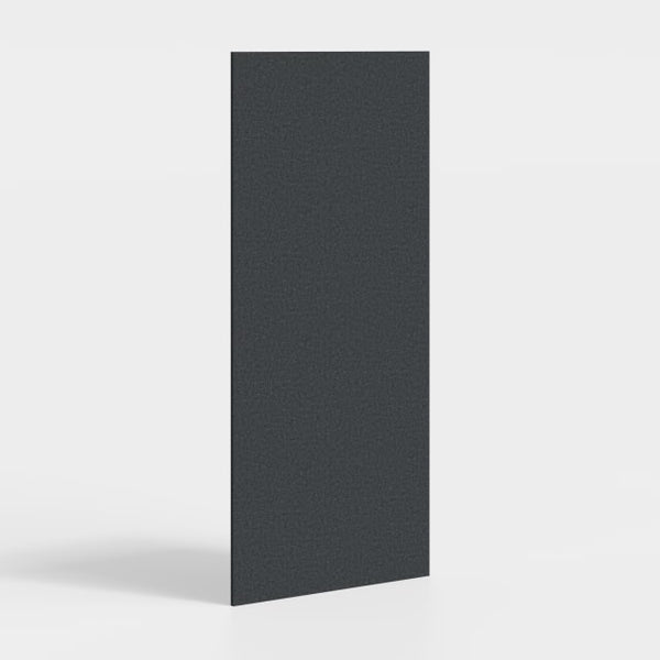 Cube Panel 1IN Charcoal Gray | Hollywood Wallcoverings