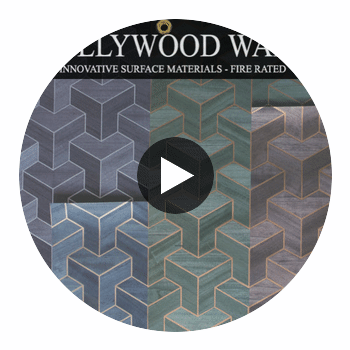 Cubism Drive | Hollywood Wallcoverings Circular Swatch | Hollywood Wallcoverings