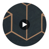 Cubism Drive | Hollywood Wallcoverings Circular Swatch | Hollywood Wallcoverings