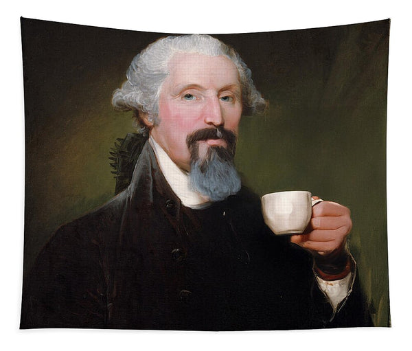 Cup of Coffee with George - Tapestry