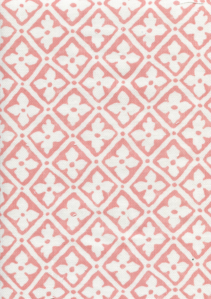 Puccini, Custom Peach on White Linen Cotton