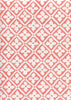 Puccini, Custom Salmon on White Linen Cotton