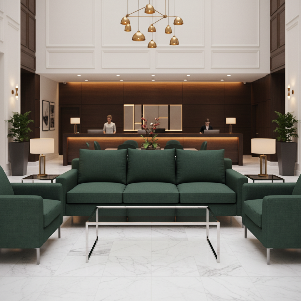 Linen Island - Aegean Upholstered Sofa | Architectural Fabrics