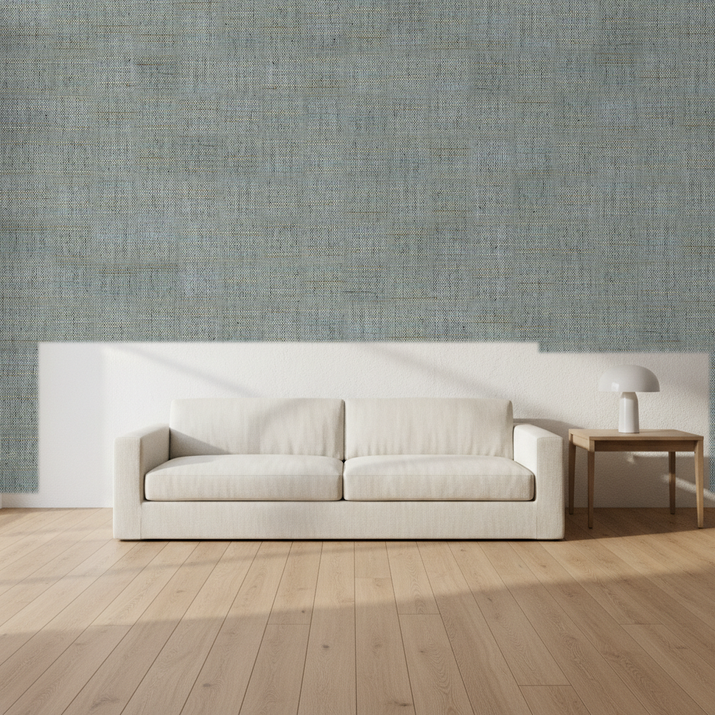 Nantucket Grasscloth Sute Wallcovering | Phillipe Romano room setting