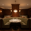 Aarden - Stone Moss Silicone Hybrid Upholstered Banquette | Architectural Fabrics