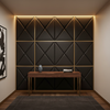 Tyrell Bay - Black Upholstered Wall Panel | Architectural Fabrics
