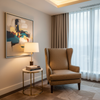 Aragon - Bronze Age Performance Vinyl Upholstered Chair | Architectural Fabrics