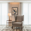 Tortola - Platinum Upholstered Chair | Architectural Fabrics