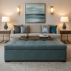 Luxury Cay - Capri Upholstered Ottoman | Architectural Fabrics