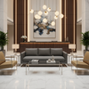 Nassau Gold - Dusk Upholstered Sofa | Architectural Fabrics