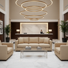 Linen Island - Chamois Upholstered Sofa | Architectural Fabrics