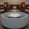 Tweed Bay - Patina Upholstered Banquette | Architectural Fabrics