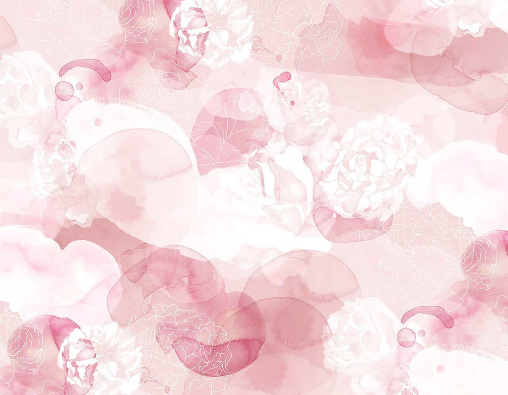 Abstract Roses Mural