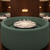 Storm Bay - Sea Green Upholstered Banquette | Architectural Fabrics