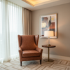 Fine Pebble Grain Rustic Sienna Upholstered Chair | Architectural Fabrics