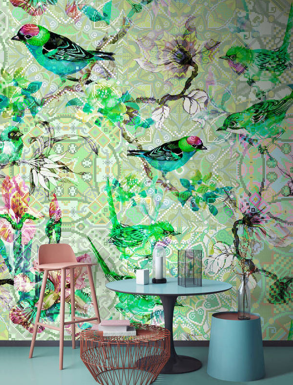 Walls By Patel Green Wallcovering | AS Creation