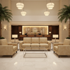 Tobago - Moonbeam Upholstered Sofa | Architectural Fabrics