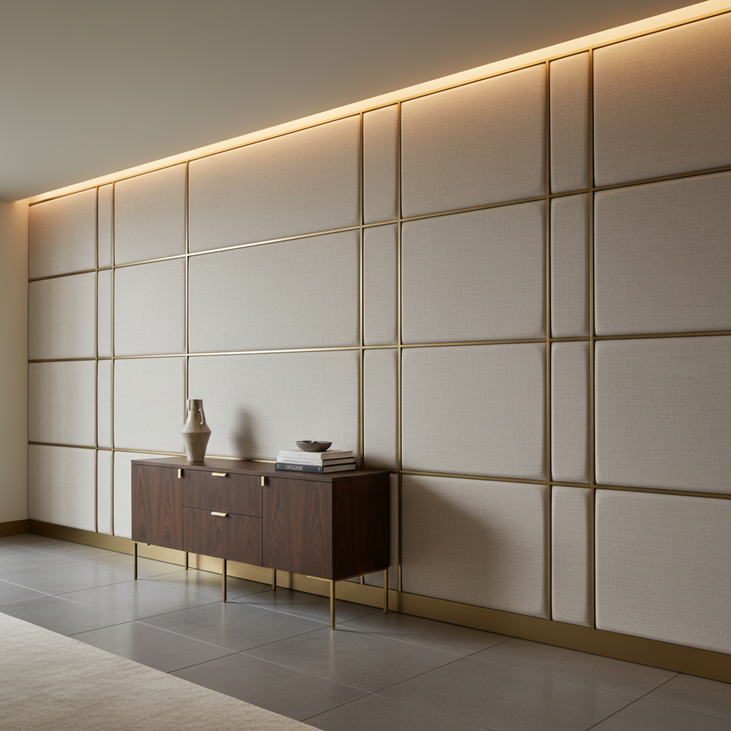 Punch Bowl - Linen Upholstered Wall Panel | Architectural Fabrics