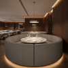 Punch Bowl - Cinder Upholstered Banquette | Architectural Fabrics