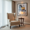 Rainbow Reef - Natural Upholstered Chair | Architectural Fabrics