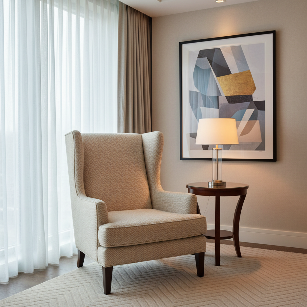 Rainbow Reef - Natural Upholstered Chair | Architectural Fabrics