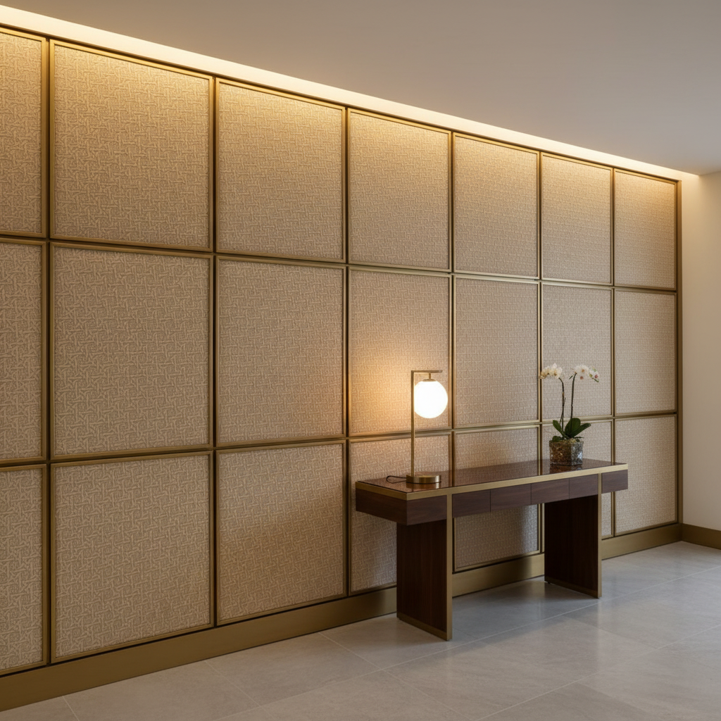 Basketry - Basketry Performance Vinyl Upholstered Wall Panel | Architectural Fabrics