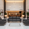 Maya Riviera - Seal Upholstered Sofa | Architectural Fabrics