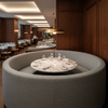Sisal Bay - Slate Upholstered Banquette | Architectural Fabrics